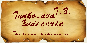 Tankosava Budečević vizit kartica